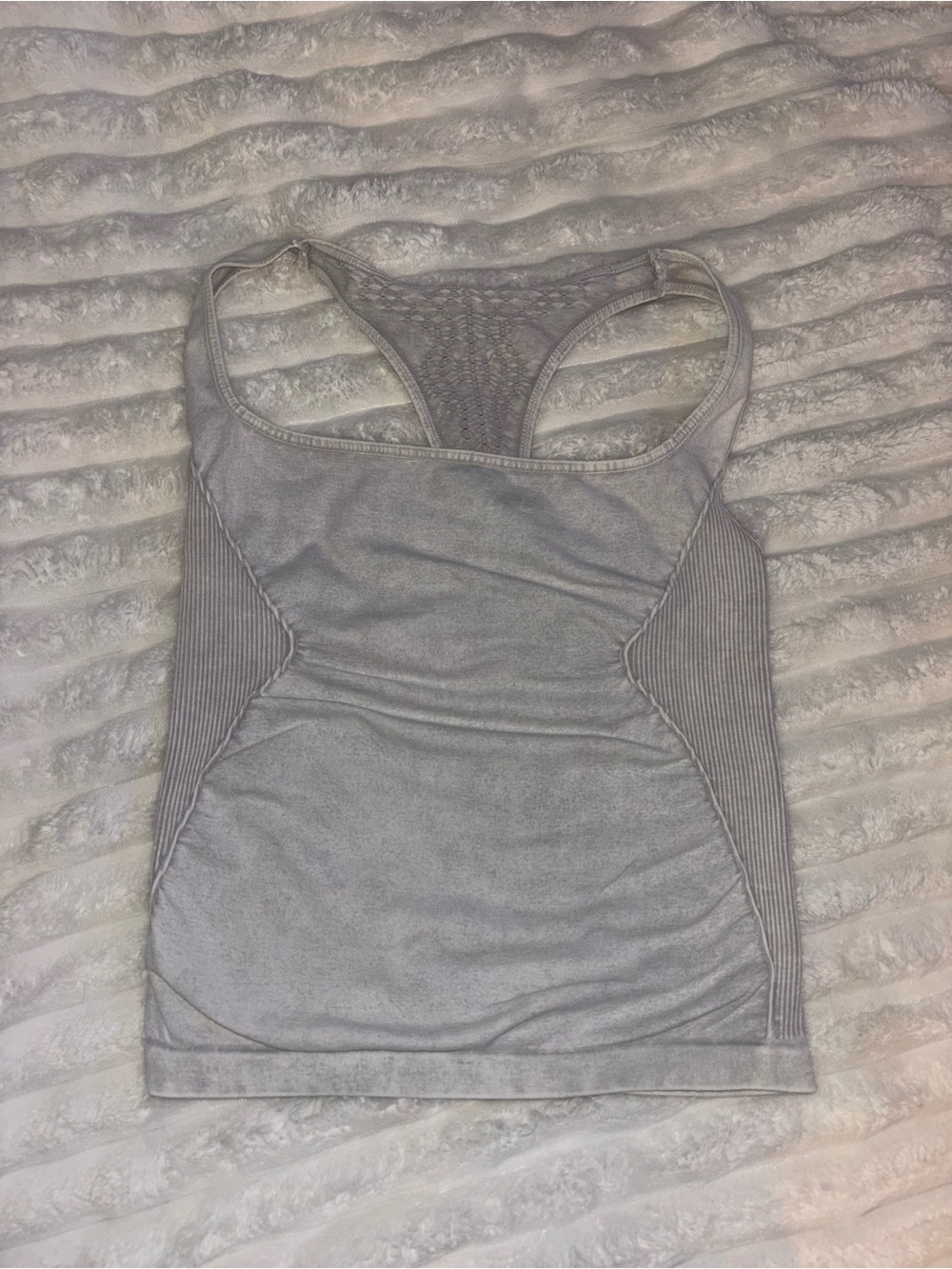 Free People Movement Gray Racerback Sports Bra
